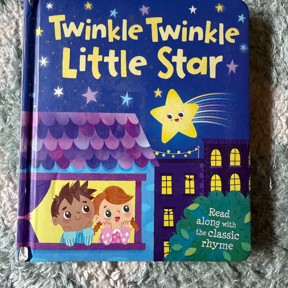 Twinkle Twinkle Little Star Board Book Kat Uno Igloo Books Nursery Rhyme Kids
